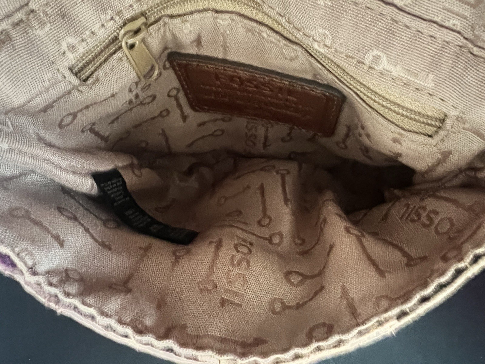 FOSSIL MASON Patchwork Bag Patchwork  Shoulder Ba… - image 5