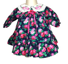 BABY GIRL ROSES PARTY DRESS