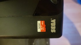 Sega Saturn + Fenrir ODE + SD Card w/ 104 games, S-Video cable, Power cable