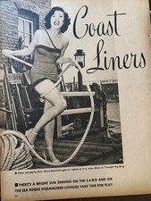 Anne Bancroft, Full Page Vintage Pinup, aa
