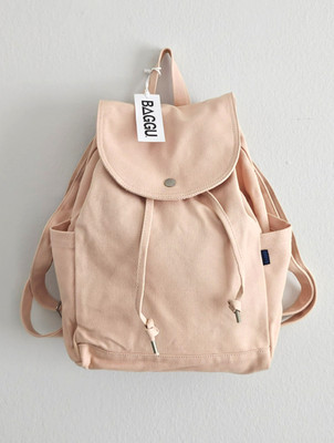 Baggu Drawstring Backpack Cotton Canvas Bag