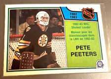 1983-84 O-Pee-Chee Hockey - League Leaders Pete Peeters #222