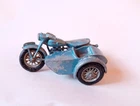 vintage Matchbox Lesney No. 4 Triumph T110 motorcycle and sidecar