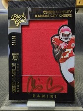 🇨🇦 2015 Panini Black Gold Sizeable Signatures Chris Conley RC 64/99 Game Used