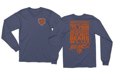 Chicago Good Better Best Tribute - Bear-Inspired Fans Long Sleeve T ...