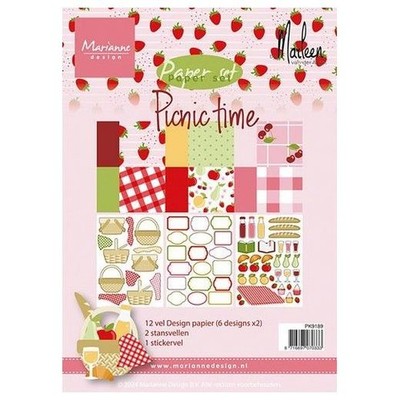 Marianne Design A5 Paperset - Picknickzeit von Marleen PK9189
