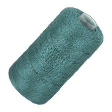 Nylon String Cord 2.5mm x 218Yards Rope Braided Thread Beading Cord,Pure Green