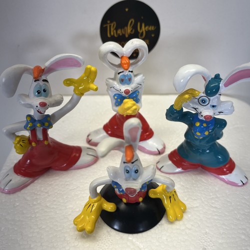4 Vintage 1988 Who Framed Roger Rabbit Toys