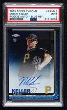 2019 Topps Chrome Rookie Blue Refractor 18/150 Mitch Keller PSA 9 MINT Auto 06z2