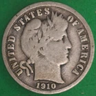 1910S Barber Dime Good+