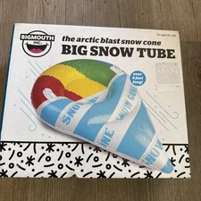 Bigmouth Inc. Sled Tube Giant Snow Cone XL Ice Cream Winter Outdoor Sledding New