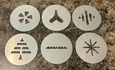 Proctor Silex Supper Shooter Parts GO123 Decoration Discs 6