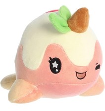 Aurora World Plush Tasty Peach - PEACH NOMWHAL 7" Stuffed Doll Kawaii Cute Toy
