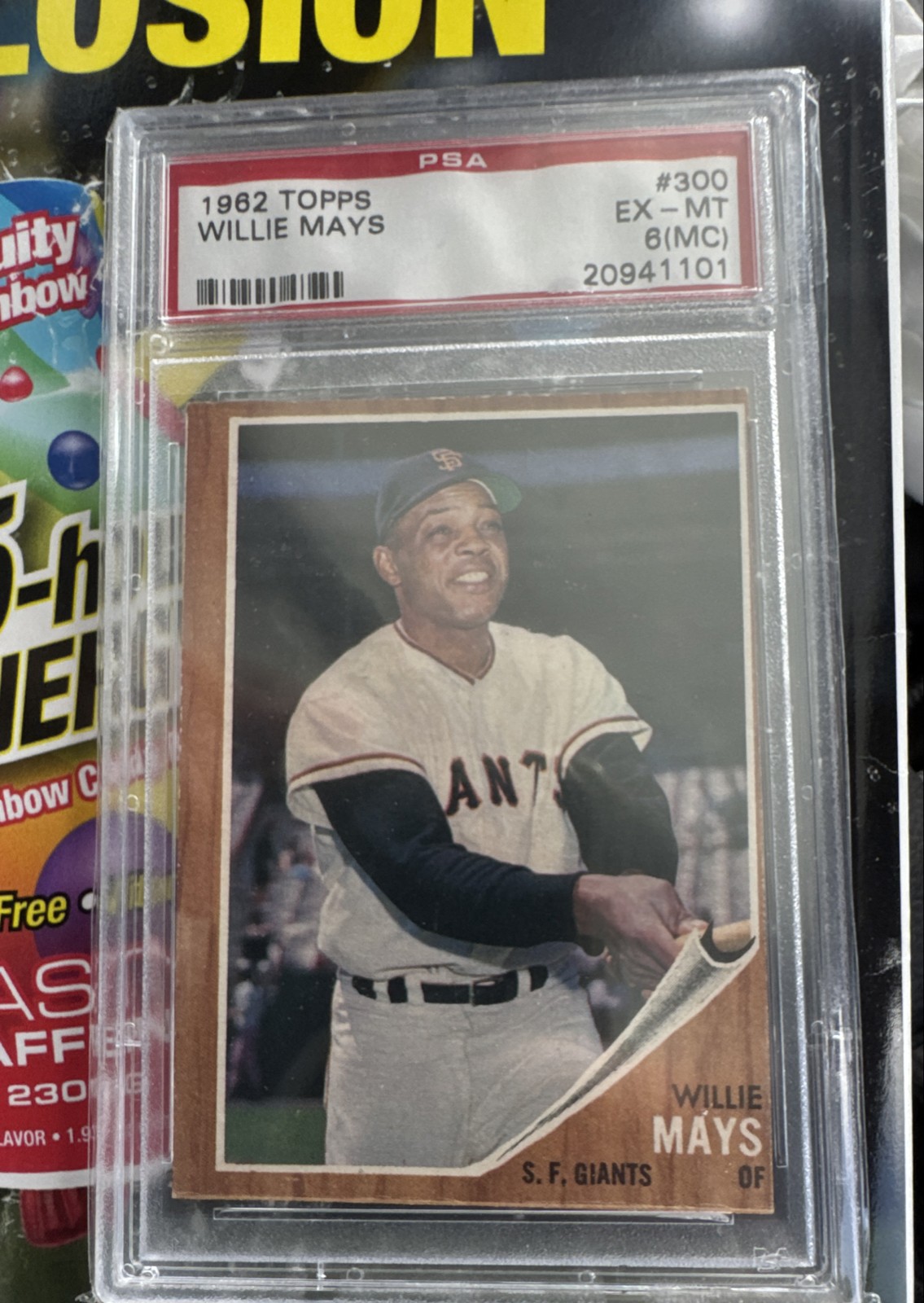1962 Topps - Willie Mays #300 PSA 6 EX-MT
