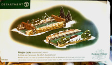 Dept 56 "Abington Locks" (set of 2)~Dickens Village Series~56.58521~Retired 2003