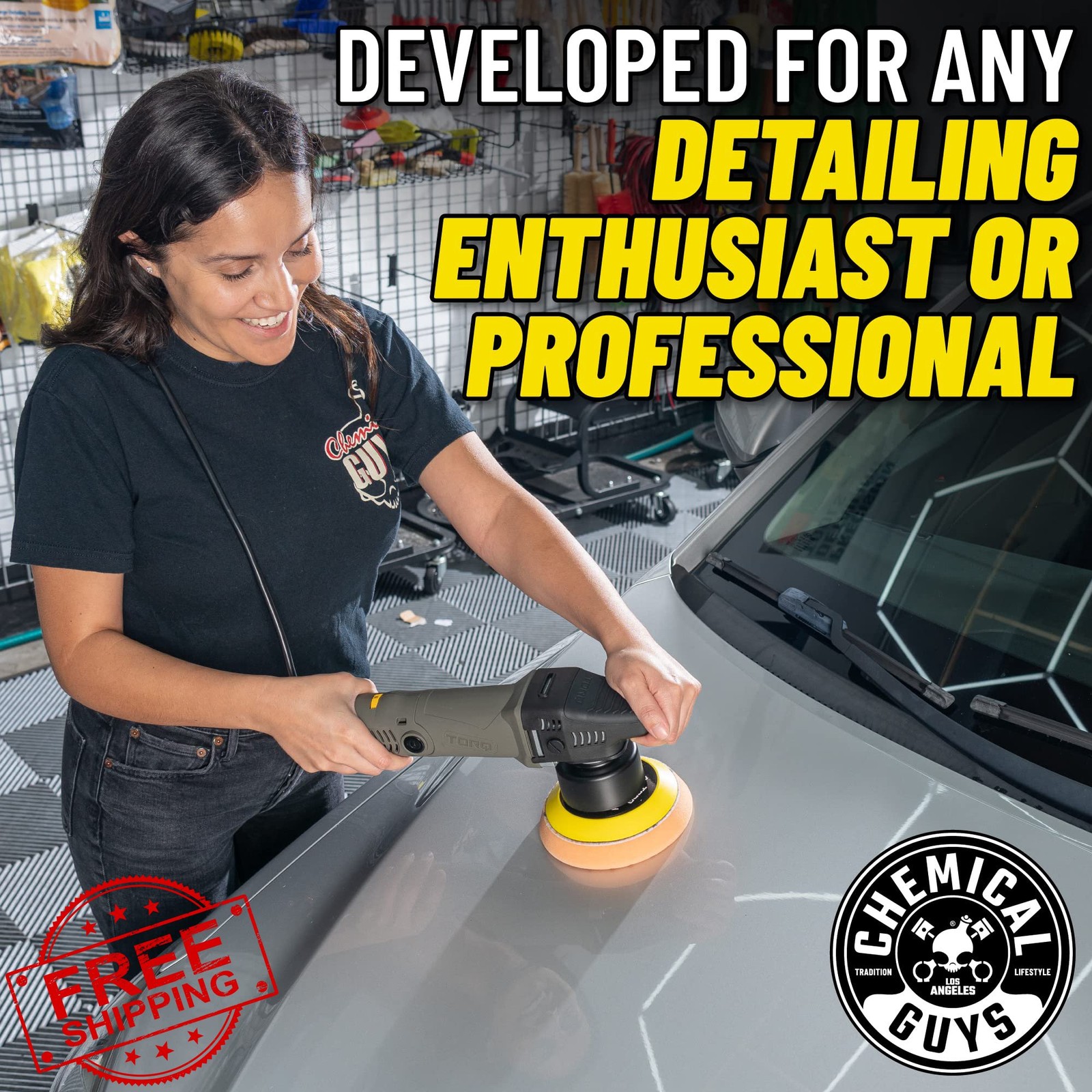Chemical Guys TORQX Dual Action Polisher 700W 8mm Orbit