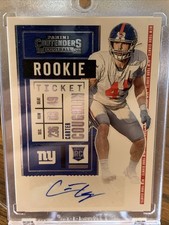 2020 Contenders Rookie Ticket Auto Carter Coughlin Giants, Minnesota Gophers AU