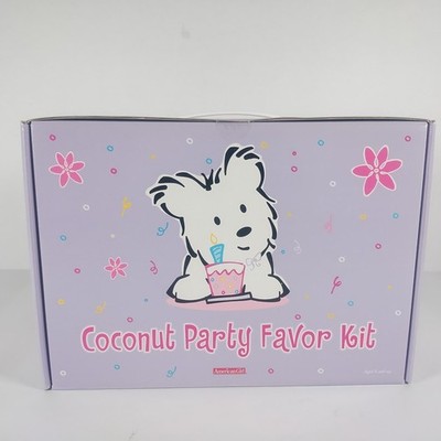 American Girl Coconut Party Favor Kit New Sealed