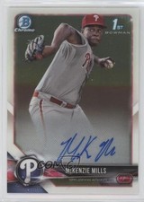 2018 Bowman Chrome Prospect Auto McKenzie Mills #CPA-MMI Auto 0s5s