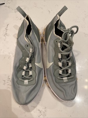 Nike React Element 55 Silver Activewear Sneaker Athletic Shoes Size US 6