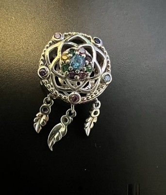 Forever Queen Flower Moon Catcher Charm for Bracelet or Necklace