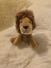 HTF Russ Berrie RARE Luv Pets Lion CAIRO Brown Small Mini 5" Plush Beanbag Toy