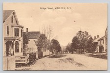Wallkill NY Bridge Street Dirt Road Old Homes Postcard Wallkill NY Bridge Street Dirt Road Old Homes Postcard