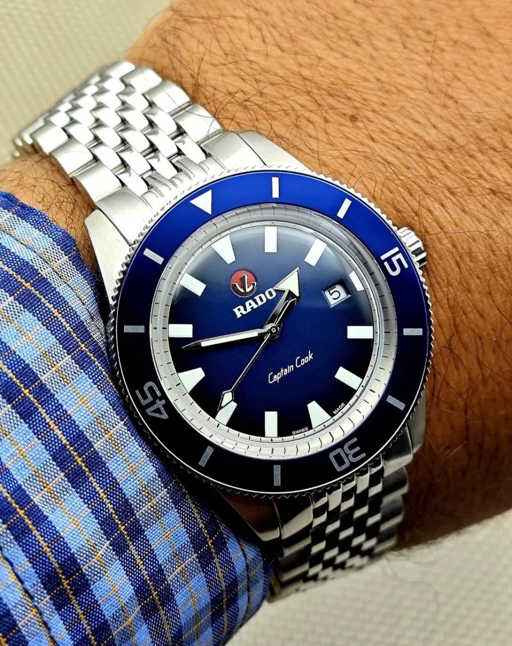 Rado Captain Cook Blue Automatic Men's Watch