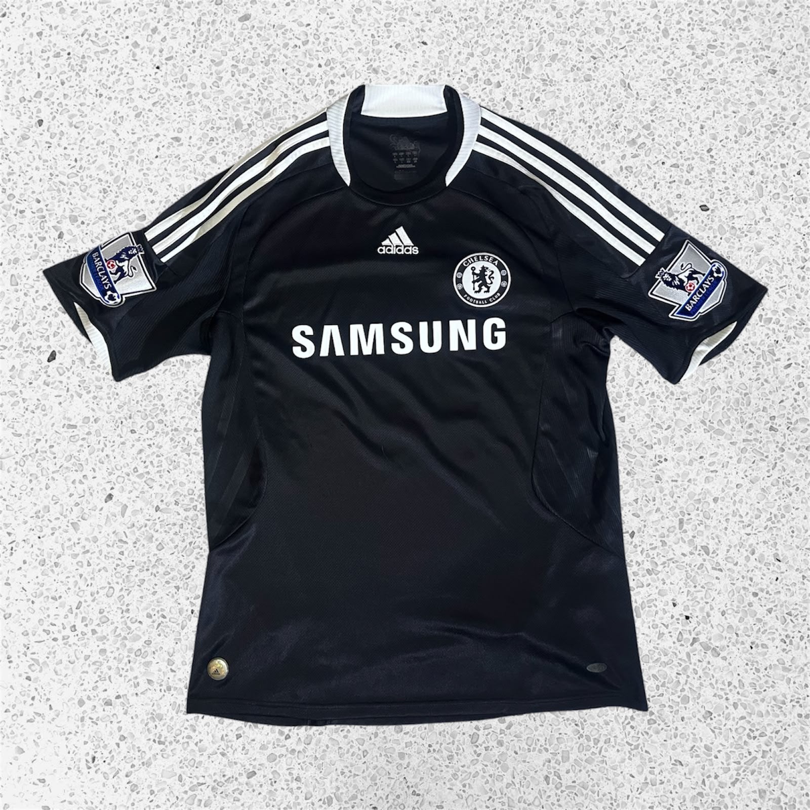 Didier Drogba #11 Chelsea 2008-2009 Adidas Jersey Size L Premier League