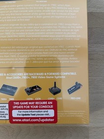 ATARI 7800 PAC MAN DOUBLE FEATURE Video Game Atari 7800+ Atari 2600+ NEW SEALED