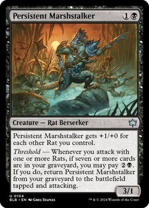 Persistent Marshstalker - 104 - Uncommon - Bloomburrow
