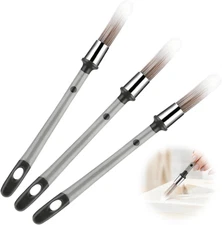 3PCS Paint Brushes for Painting Walls 0.37in Small Paint Brush Trim Paint Brush
