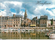 14 - Honfleur - Le vieux bassin, le quai Saint-Etienne et l'église Saint-Etienne
