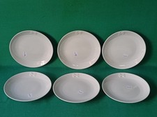 SET 6 PIATTI DA FRUTTA LE PORCELLANE BARILLA FARFALLE PORCELLANA ANNI '80. DG15