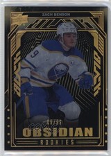 2023-24 SPx UD Black Obsidian Rookies Gold 9/99 Zach Benson #OR-32 1da6