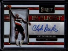 2021-22 Panini Select Clyde Drexler In Flight Signatures Auto Autograph #/299