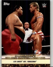 2019 Topps WWE SummerSlam Lex Luger Yokozuna Greatest Matches & Moments #GM-9
