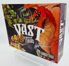 Vast: The Crystal Caverns SIGNED by Patrick Leder & Kyle Ferrin RARE Gen Con