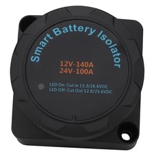 Dual Battery Isolator, 12V 140A or 24V 100A, Voltage Sensitive Relay, VSR