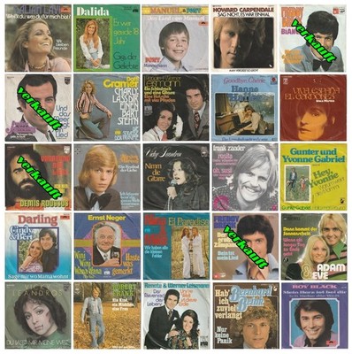 7'' Singel -`Deutsche Hits - aus den Jahren 1970 bis 1979 (3) - gebraucht -