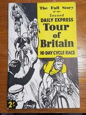 Daily Express - The Full Story of the 2nd Tour of Britain Cycle Race  1952  VG+
