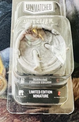 New Sealed Unmatched The Witcher Geralt In Bathtub Miniature Promo