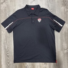 Ducati Corse Moto Racing Vintage Polo Performance Shirt Championship Men’s Large