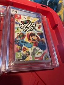 CGC PSA Graded 9+ Nintendo Switch Mario Game & Card Lot Odyssey, Wonder, & Party