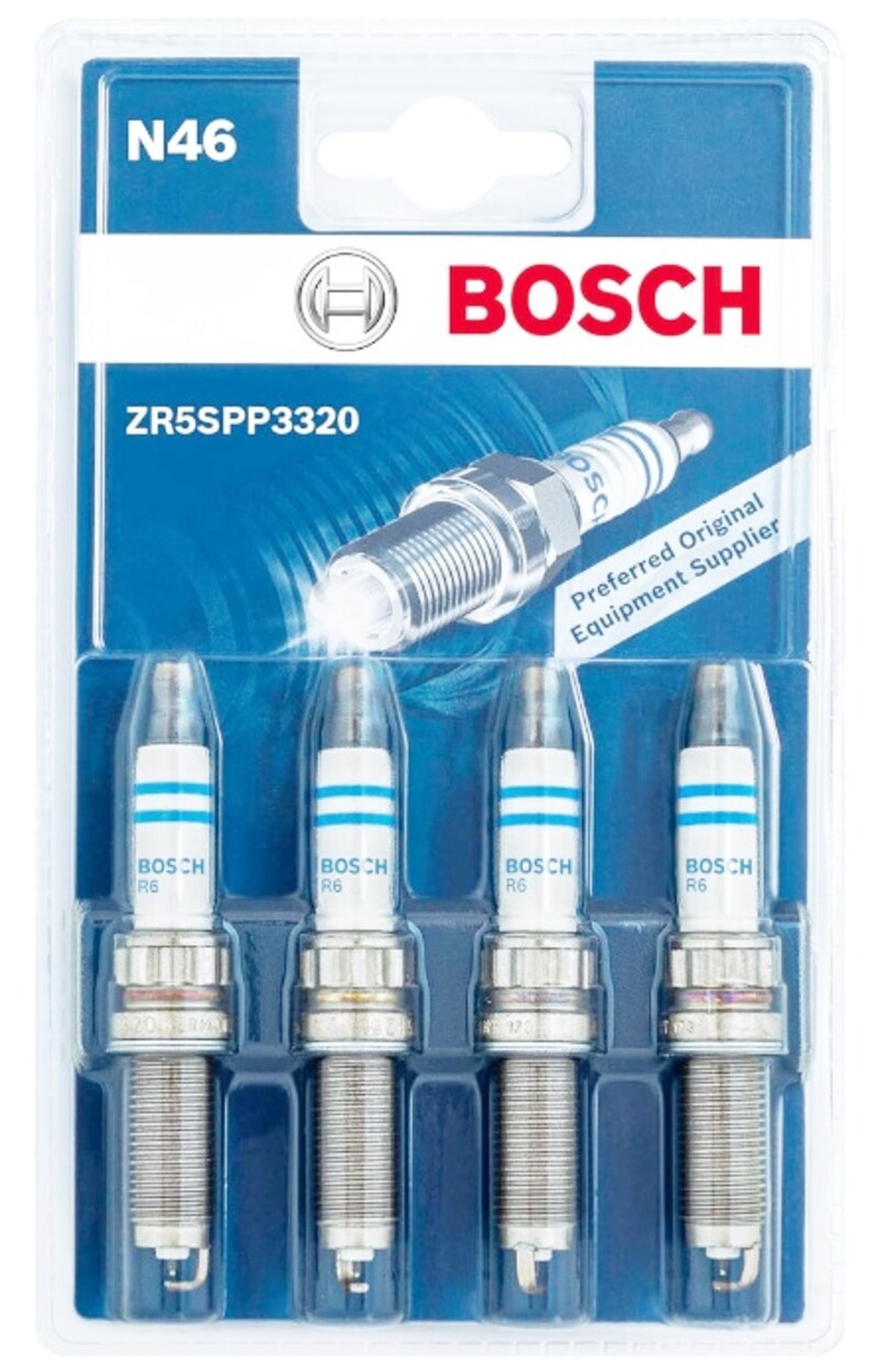 BOSCH Spark Plugs 4pcs 0242145804