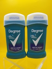 2 Pack Degree Men Original Deodorant 48-Hour Odor Protection Arctic Edge 3oz Ea.