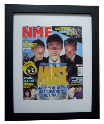 MUSE+NME FRONT COVER 2003+QUALITY VINTAGE RARE FRAMED POSTER+AD+FAST WORLD SHIP