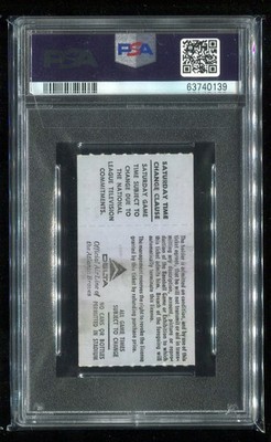 GEORGE BRETT FINAL HOME GAME - PSA TICKET 1993 KANSAS CITY ROYALS