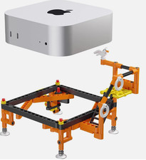 Mac mini M4/M4 Pro Stand, Drilling Platform Stand, Cool Mini PC Holder