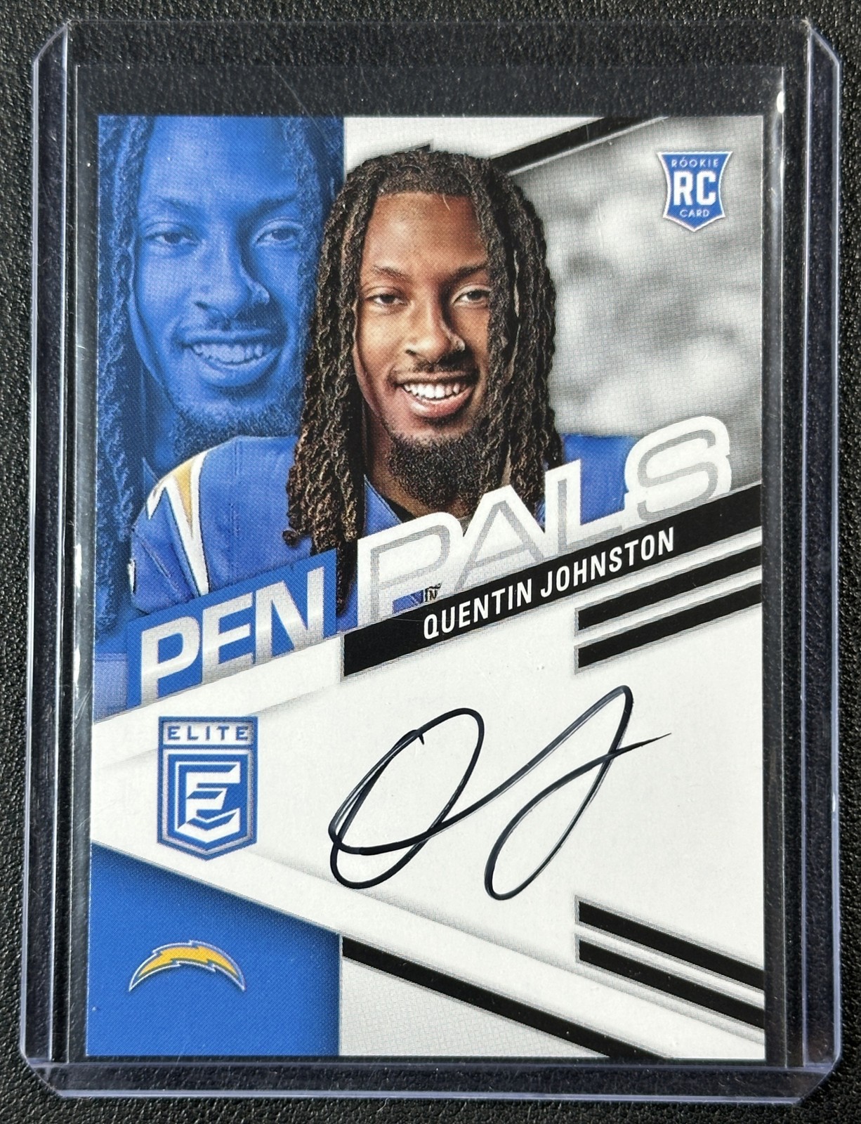 QUENTIN JOHNSTON 2023 PANINI DONRUSS ELITE #PPQJ ROOKIE PEN PALS RC AUTO B